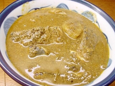 炊飯器で　さばカレー